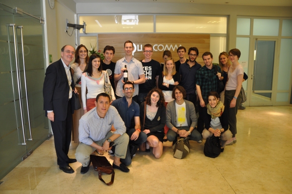 The Innovators Nation team with Nir at Qualcomm, in Haifa