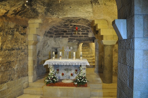 the Annunciation cave, Nazareth